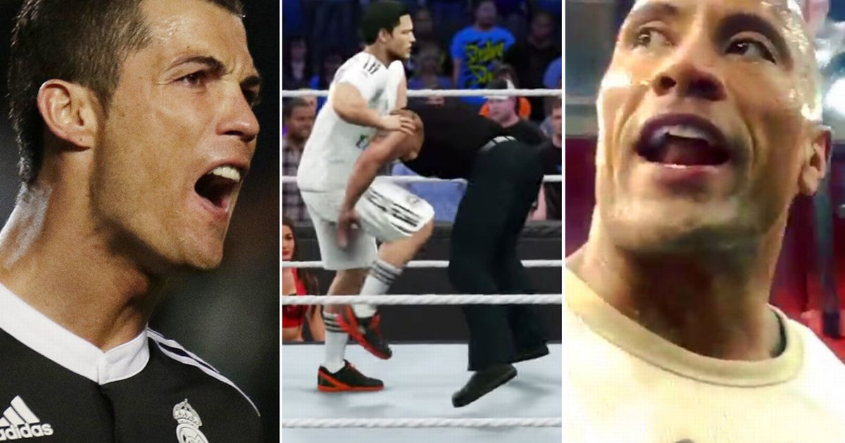 Cristiano Ronaldo vs The Rock : A WWE Match-up
