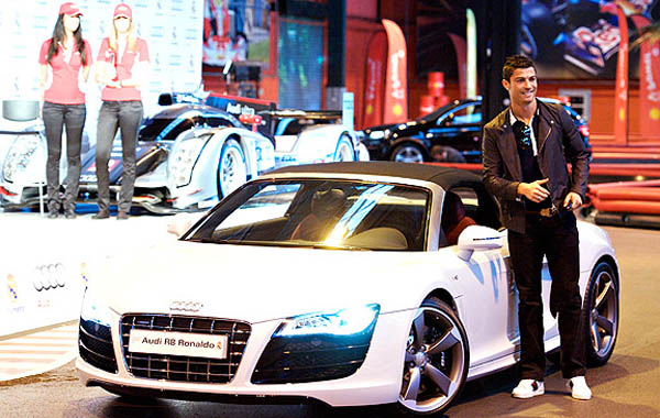 Cristiano Ronaldo With His Cars