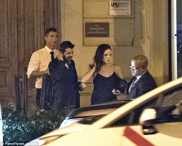 Cristiano Ronaldo stepped out with a new female friend in Madrid on Thursday evening