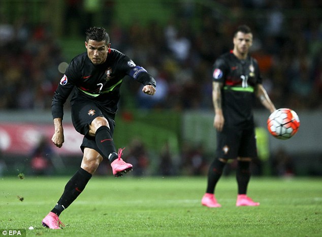 Portugal Vs France: Cristiano In Action