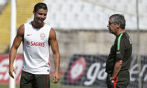 feauterd image - 20102015 Portugal coach Santos willing to gets the most out of his superstar Cristiano Ronaldo