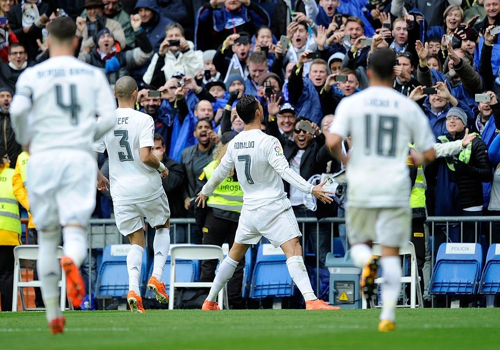 Zinedine Zidane offered his view on Cristiano Ronaldo's masterclass in Real 7-1 win over Celta Vigo