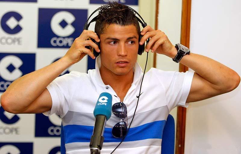 CR 7 is equally vocal both in and out of the field