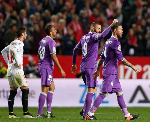 Photo Gallery - Los Blancos team's best moments of the match against Sevilla