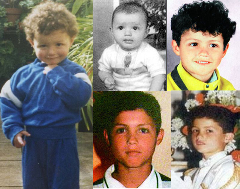 Cristiano Ronaldo Childhood Picture