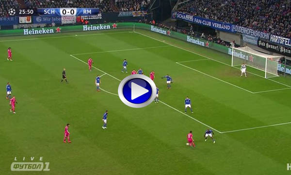 Cristiano Ronaldo Goal vs FC Schalke 04, 19-02-2015 [Video]