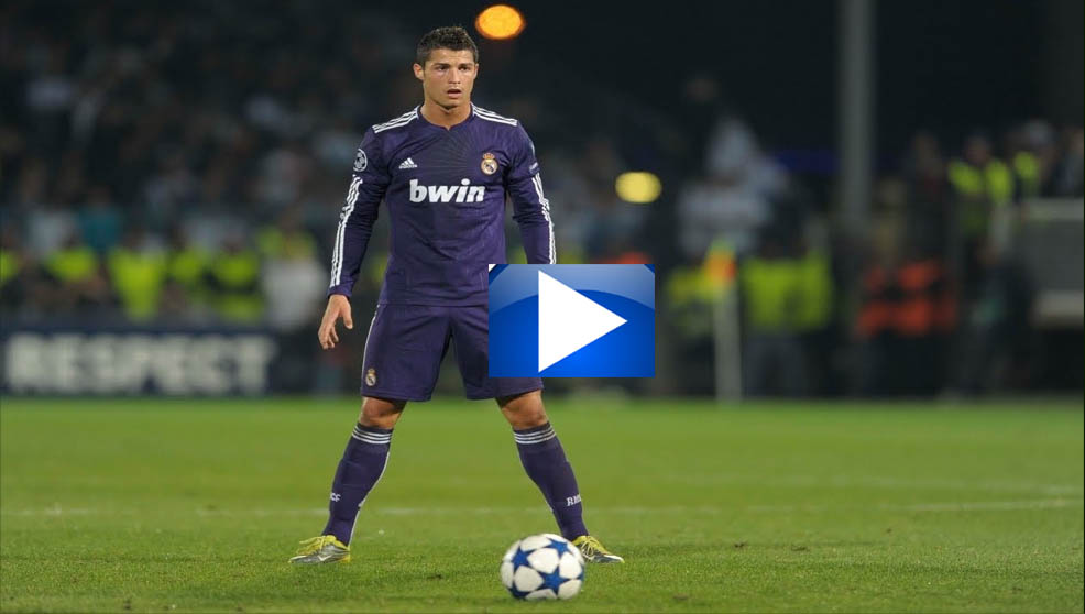 Cristiano Ronaldo Free Kick Goals - Filmed From The Stands