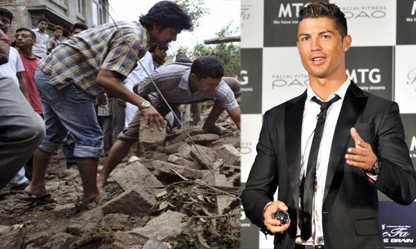 Cristiano Ronaldo has Donated €7.128M for Nepal