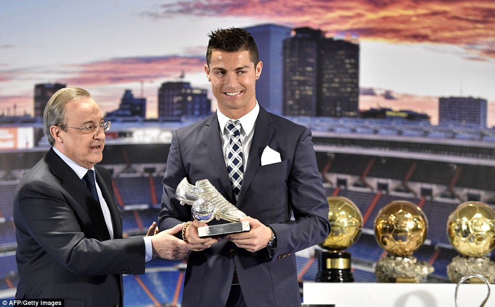 sr4 03102015 - Cristiano Ronaldo is a legend, 324 goals in 308 matches is something unrepeatable - Florentino Perez