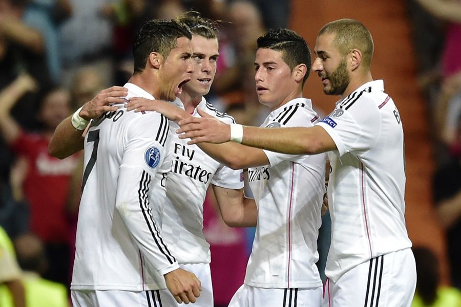 CR7, Bale, James Rodríguez e Benzema marcaram na vitória sobre o Basel