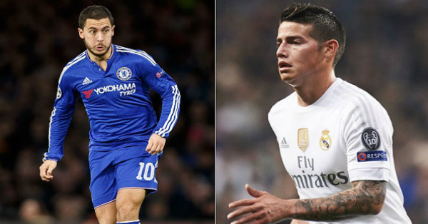 feauterd image - 16122015 Does Real Madrid go to offer a swap deal of James Rodriguez with Eden Hazard