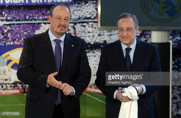 How Rafael Benitez react to Real Madrid sacking?
