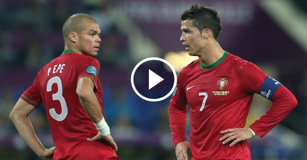 Cristiano Ronaldo and Pepe