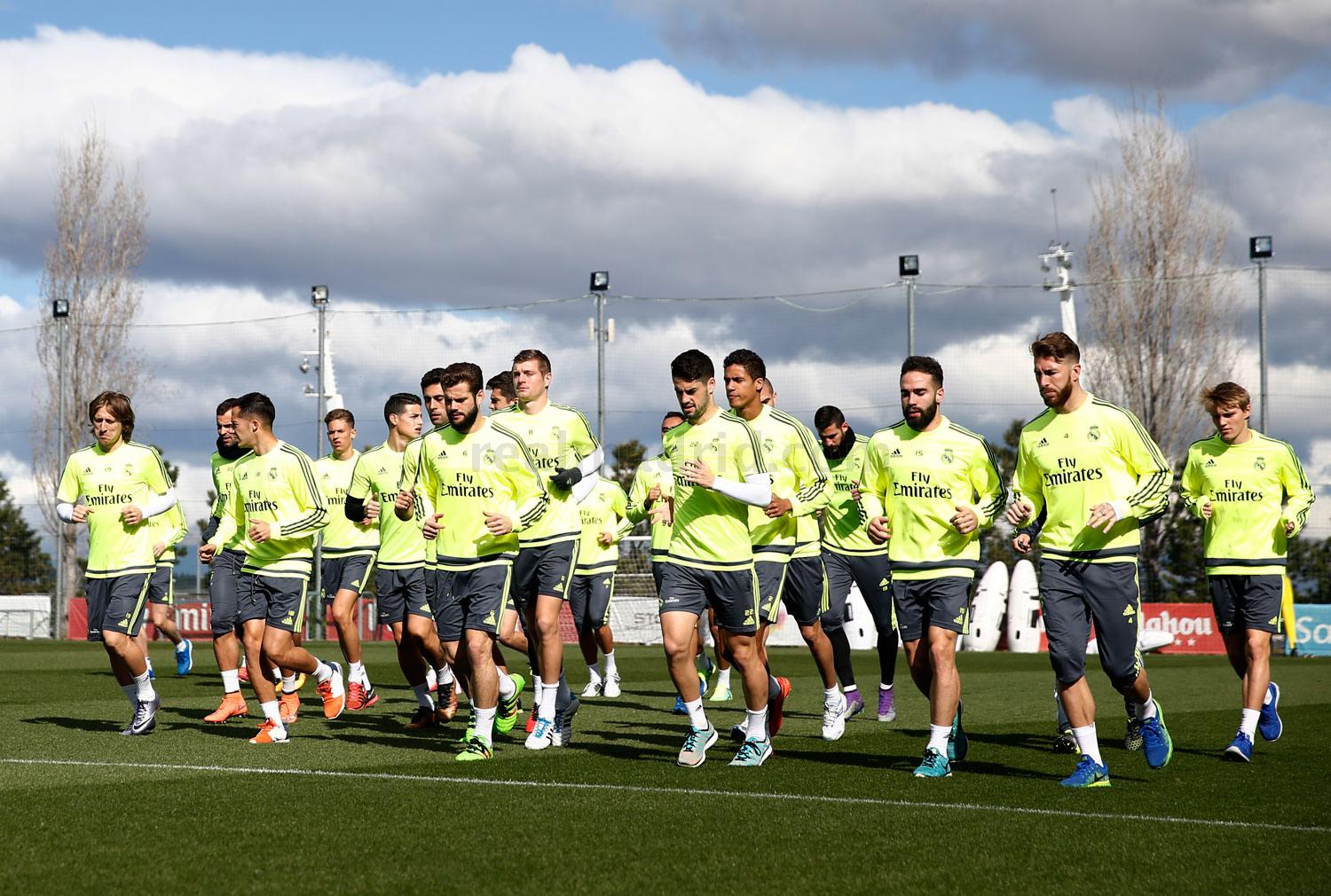 sr4 07032016 - Champions League - Real Madrid back to the training ground for Roma clash