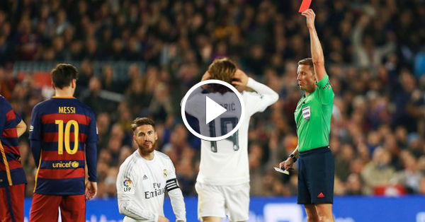red cards in Champions League