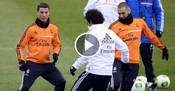 Cristiano Ronaldo presents tricks
