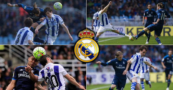 the match against Real Sociedad
