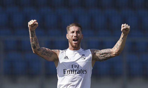 Sergio Ramos recalled his famous equalizer against Atletico Madrid in the 2014 Champions League Final