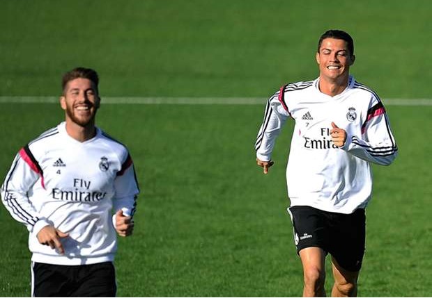 Hilarious!! Cristiano Ronaldo and Sergio Ramos supposedly laughed after Ramos' lucky escape