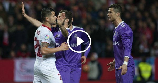 Ronaldo Angry Reaction during Sevilla Match over Penalty Spot