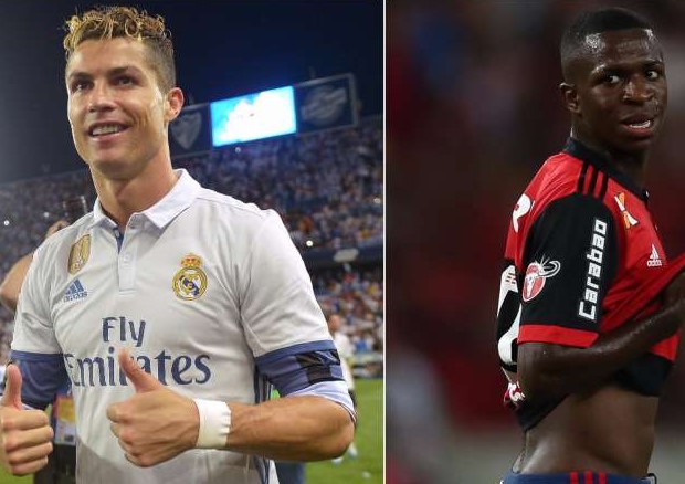 New Madrid signing Vinicius Junior says: "I really like Cristiano Ronaldo and Gareth Bale"