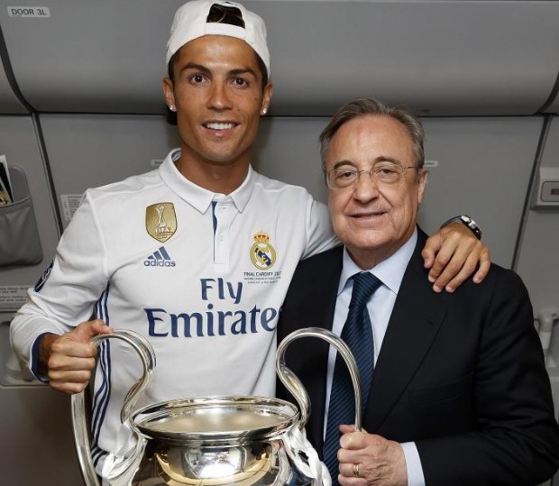 Ronaldo to take 176M Pound offer from Paris Saint-German into his meeting with Florentino